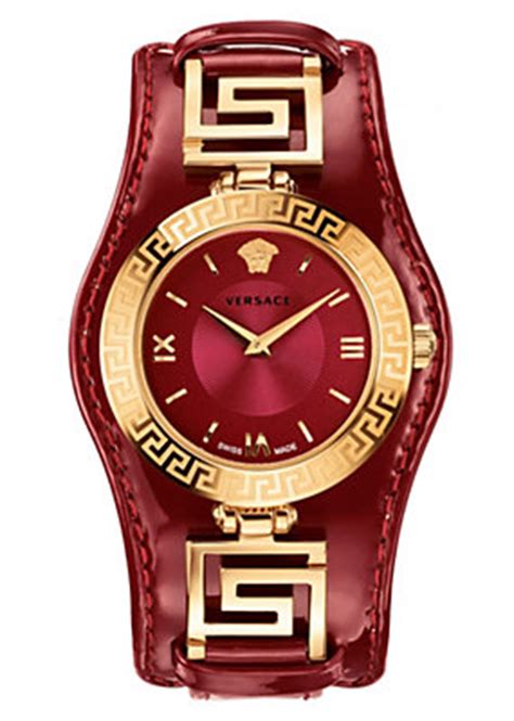 montre versace femme rouge|Montres de luxe femme .